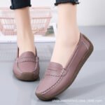 Rubber soles, low-top, comfortable women's shoes, Canvas & Loafer – RV2585 - Image 2