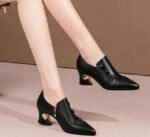 Versatile Lace-Up Round Toe Casual Shoes For Women Style Shoes-STRV2521