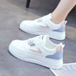Women’s Thick Sole, Versatile, Korean Style Sneakers for Students, Sneaker & Kades-STWR128
