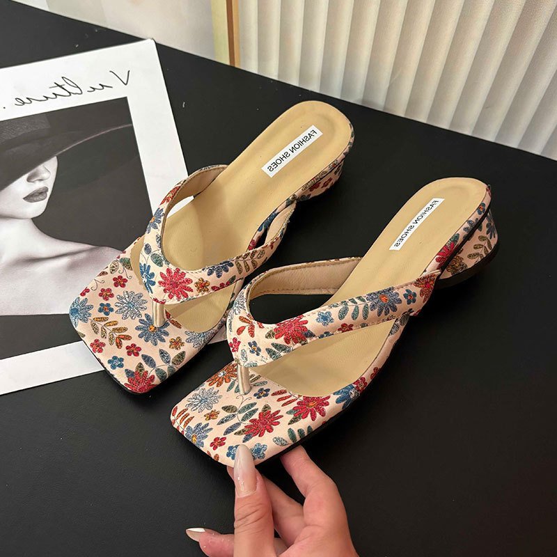 主图-2 Outwear Fashion Women’s Flip-flops Floral Sandal & Slipper-STRV30061 - Image 1