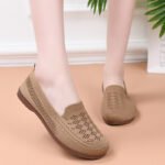 Lightweight and Breathable Flat Shoes, Old Beijing Cloth Shoes for Women, Canvas & Loafer – STDS133
