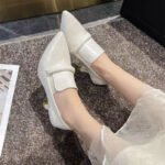 Fashionable and versatile, deep-cut work high heels, women’s mid-heel shoes, Style Shoes – STRV2569